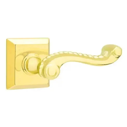 Emtek Rope Lever with Quincy Rose by Emtek