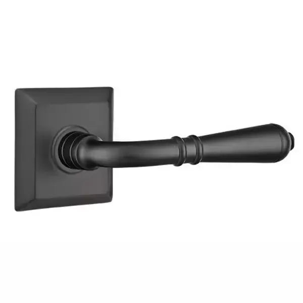 Emtek Turino Door Lever with Quincy Rose by Emtek