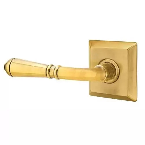Emtek Turino Door Lever with Quincy Rose by Emtek