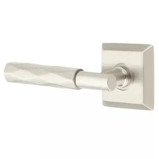 Emtek Tribeca Lever with T-Bar Stem and Quincy Rose by Emtek