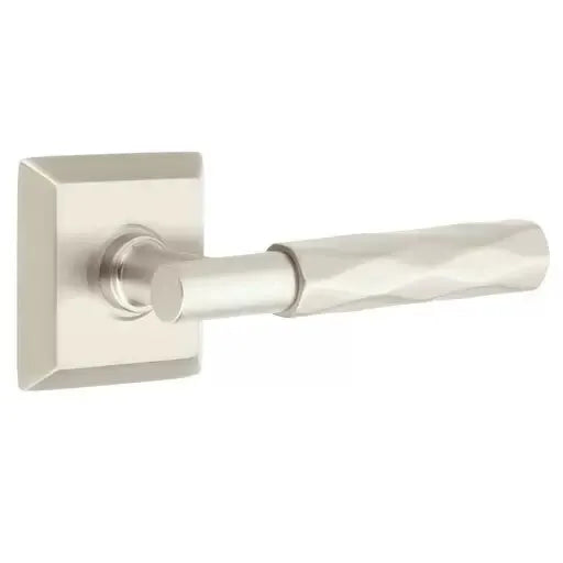 Emtek Tribeca Lever with T-Bar Stem and Quincy Rose by Emtek