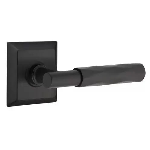 Emtek Tribeca Lever with T-Bar Stem and Quincy Rose by Emtek