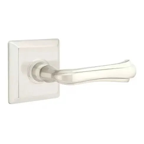 Emtek Wembley Lever with Quincy Rose by Emtek