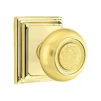 Emtek Belmont Knob with Wilshire Rose by Emtek