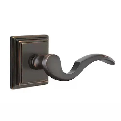 Emtek Cortina Door Lever with Wilshire Rose by Emtek