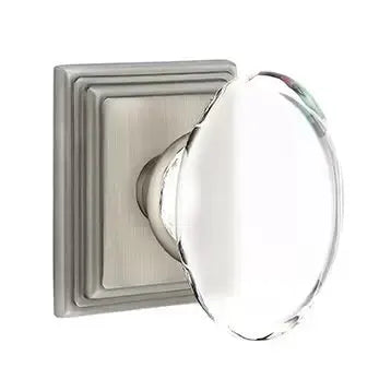 Emtek Hampton Door Knob with Wilshire Rose by Emtek