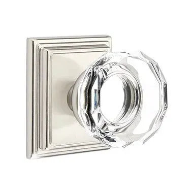 Emtek Lowell Door Knob with Wilshire Rose by Emtek
