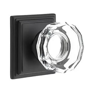 Emtek Lowell Door Knob with Wilshire Rose by Emtek