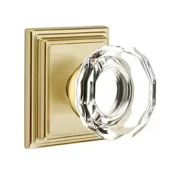 Emtek Lowell Door Knob with Wilshire Rose by Emtek