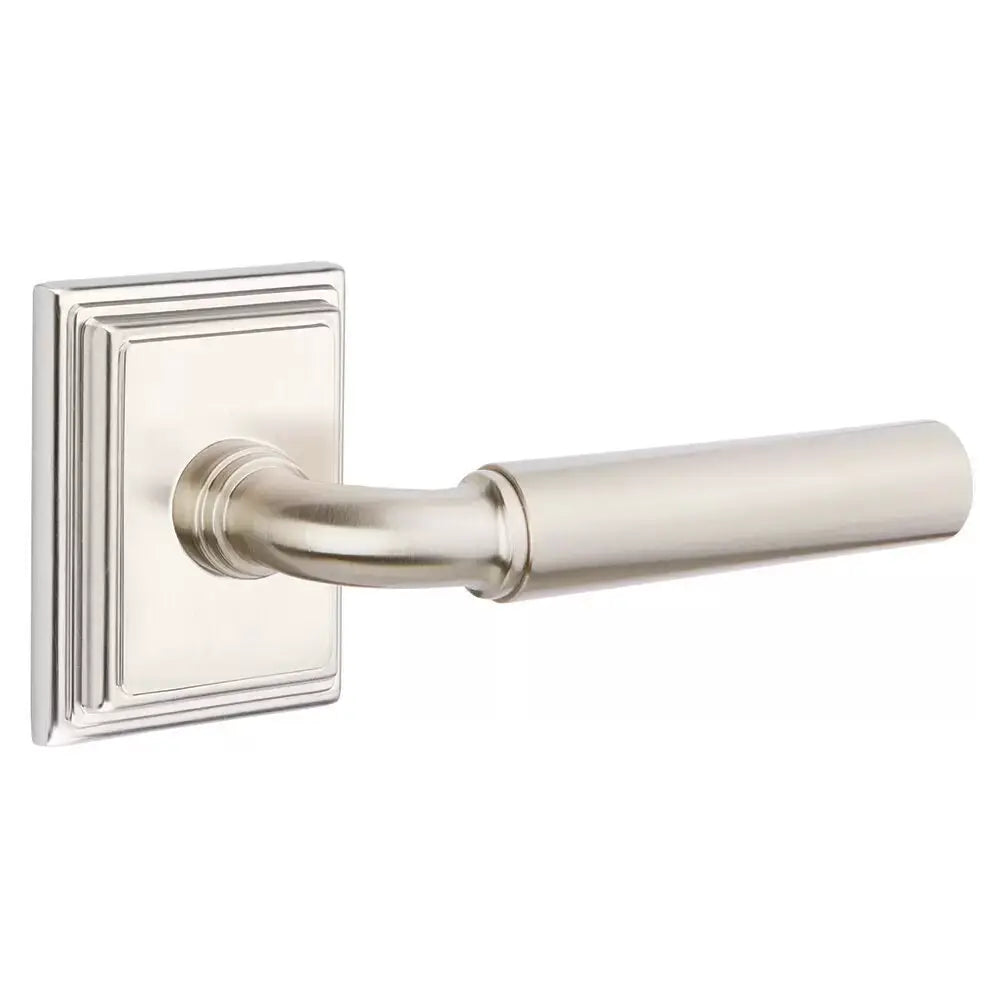 Emtek Manning Door Lever with Wilshire Rose by Emtek