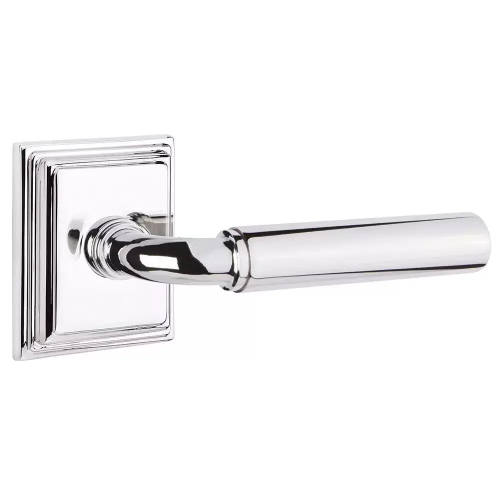 Emtek Manning Door Lever with Wilshire Rose by Emtek