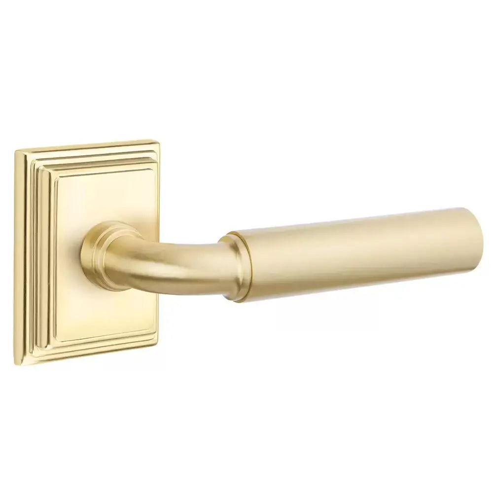 Emtek Manning Door Lever with Wilshire Rose by Emtek