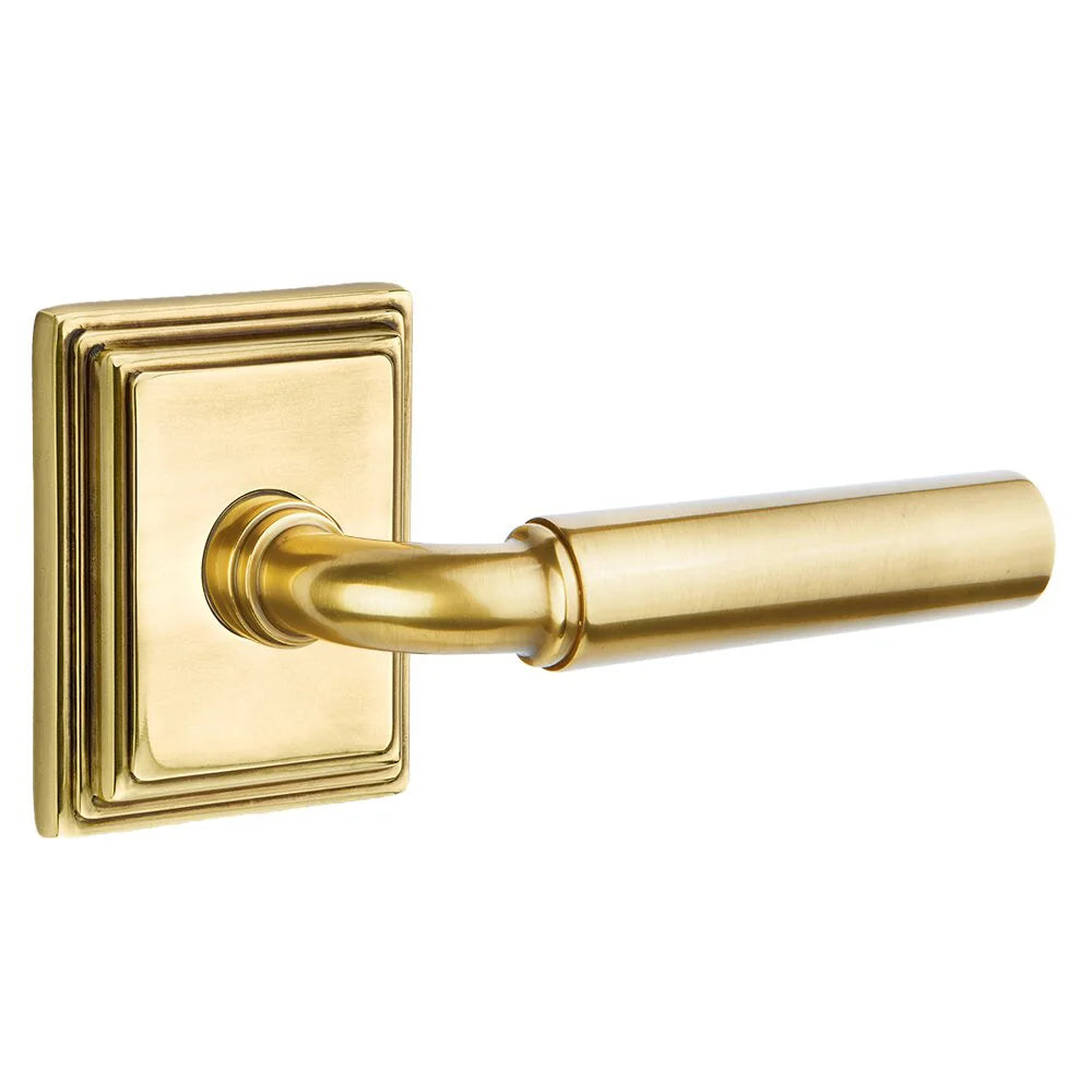 Emtek Manning Door Lever with Wilshire Rose by Emtek