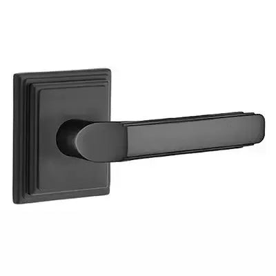 Emtek Milano Door Lever with Wilshire Rose by Emtek