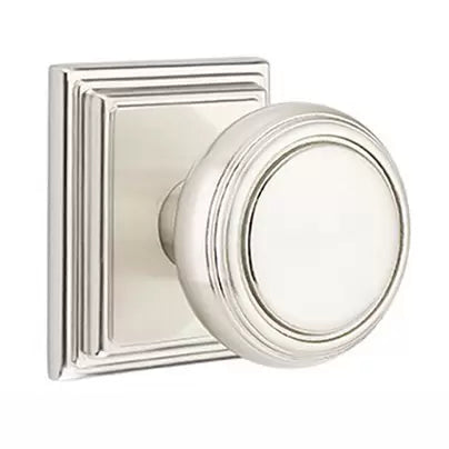 Emtek Norwich Door Knob with Wilshire Rose by Emtek