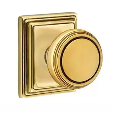 Emtek Norwich Door Knob with Wilshire Rose by Emtek