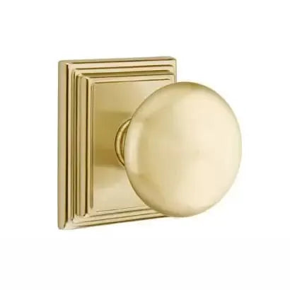 Emtek Providence Door Knob with Wilshire Rose by Emtek