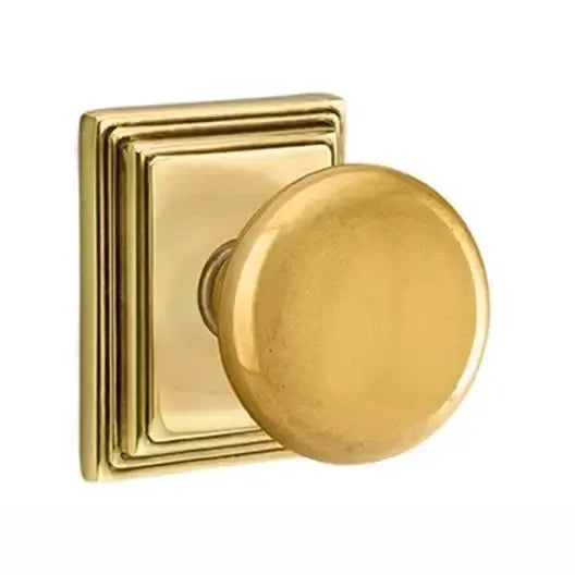 Emtek Providence Door Knob with Wilshire Rose by Emtek