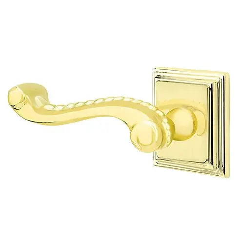 Emtek Rope Lever with Wilshire Rose by Emtek