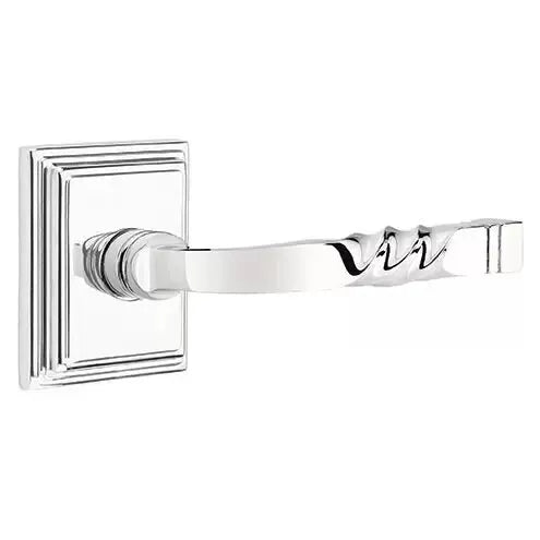 Emtek Sante Fe Lever with Wilshire Rose by Emtek