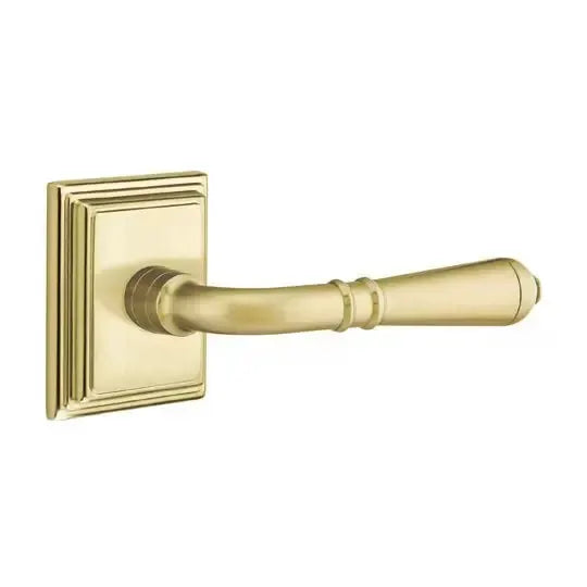 Emtek Turino Door Lever with Wilshire Rose by Emtek
