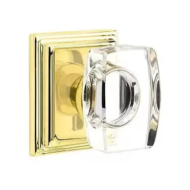 Emtek Windsor Door Knob with Wilshire Rose by Emtek