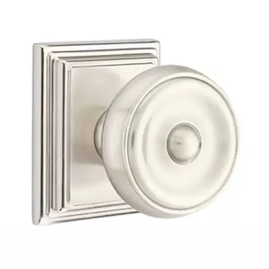 Emtek Waverly Door Knob with Wilshire Rose by Emtek