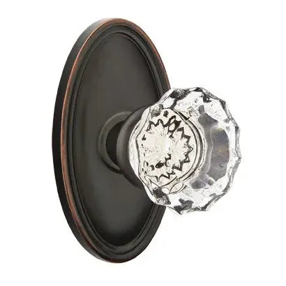 Emtek Astoria Door Knob with Oval Rose by Emtek
