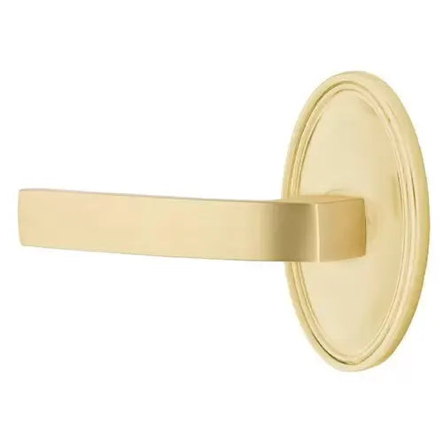 Emtek Breslin Lever with Oval Rose by Emtek