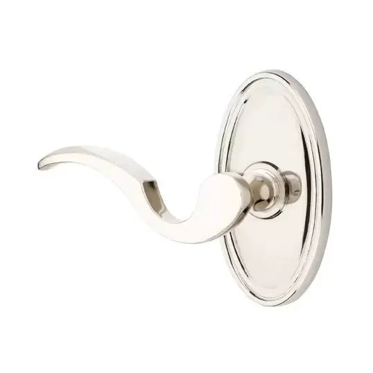 Emtek Cortina Door Lever with Oval Rose by Emtek