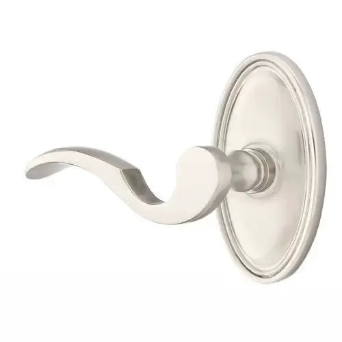Emtek Cortina Door Lever with Oval Rose by Emtek