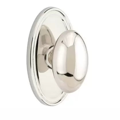 Emtek Egg Door Knob with Oval Rose by Emtek