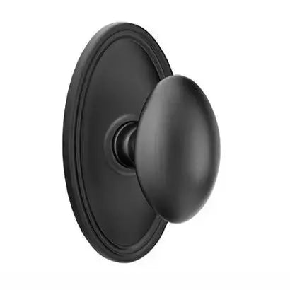 Emtek Egg Door Knob with Oval Rose by Emtek