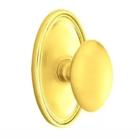 Emtek Egg Door Knob with Oval Rose by Emtek