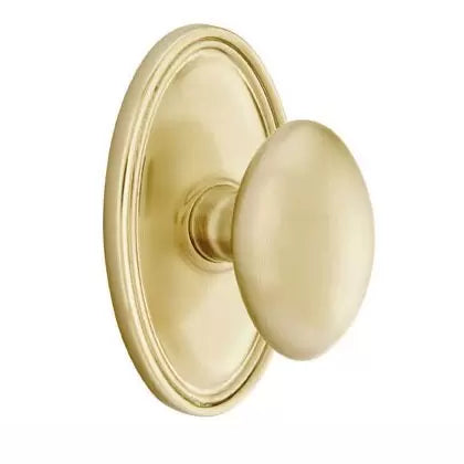 Emtek Egg Door Knob with Oval Rose by Emtek
