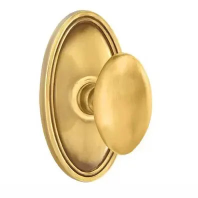 Emtek Egg Door Knob with Oval Rose by Emtek