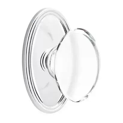 polished chrome door knob