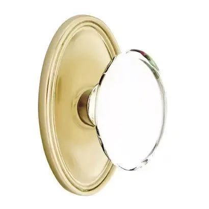 Emtek Hampton Door Knob with Oval Rose by Emtek