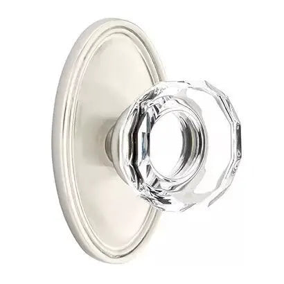 Emtek Lowell Door Knob with Oval Rose by Emtek