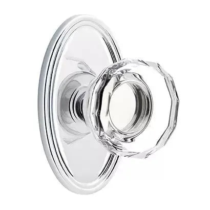 polished chrome door knob
