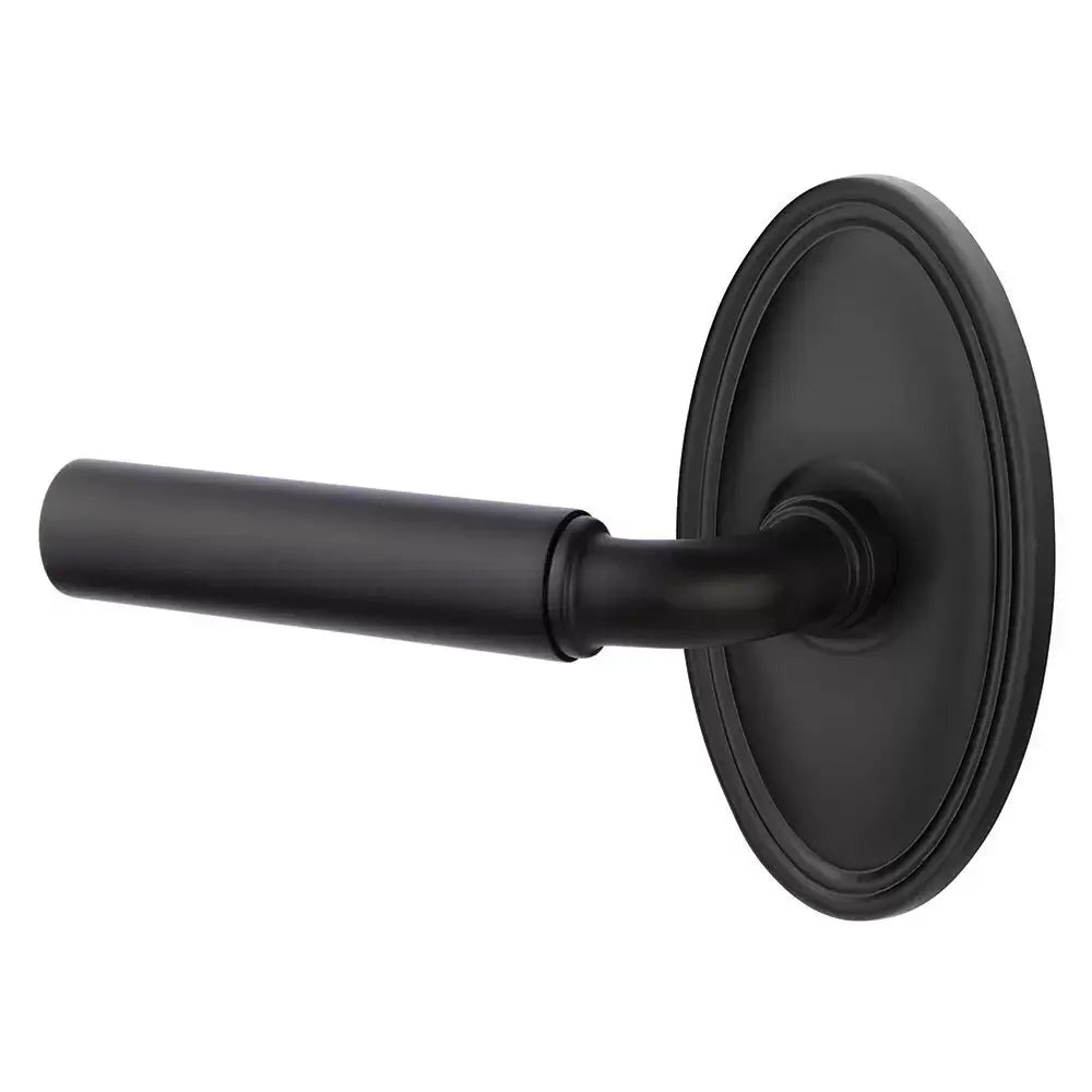 Emtek Manning Door Lever with Oval Rose by Emtek