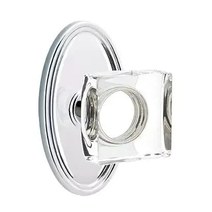 polished chrome door knob