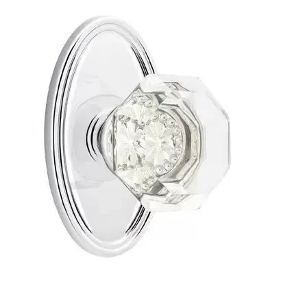polished chrome door knob