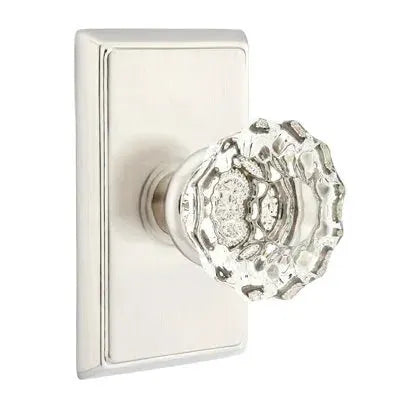 Emtek Astoria Door Knob with Rectangular Rose by Emtek