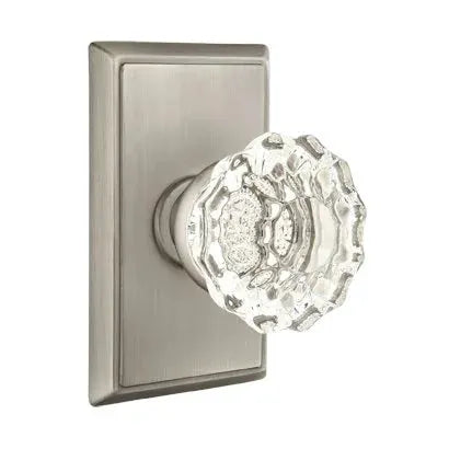 Emtek Astoria Door Knob with Rectangular Rose by Emtek