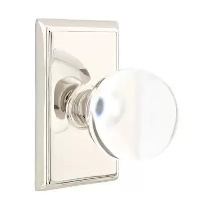 Emtek Bristol Door Knob with Rectangular Rose by Emtek