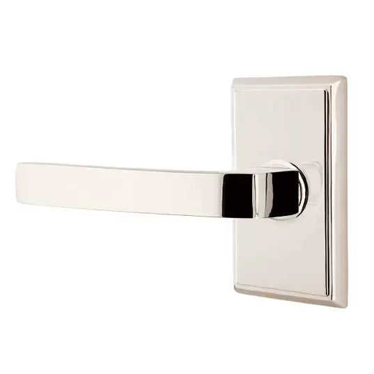 Emtek Breslin Lever with Rectangular Rose by Emtek