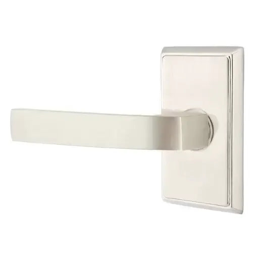 Emtek Breslin Lever with Rectangular Rose by Emtek