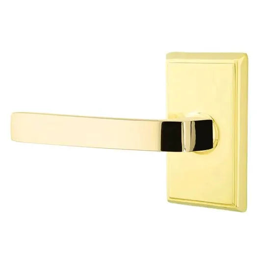 Emtek Breslin Lever with Rectangular Rose by Emtek