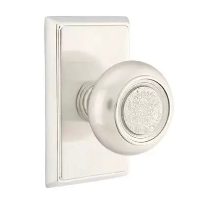 Emtek Belmont Knob with Rectangular Rose by Emtek